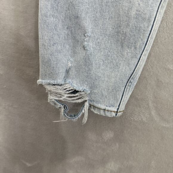 Abercrombie & Fitch Jeans Womens The Mom High Rise Distressed Stretch 27x25.5 - Picture 10 of 14